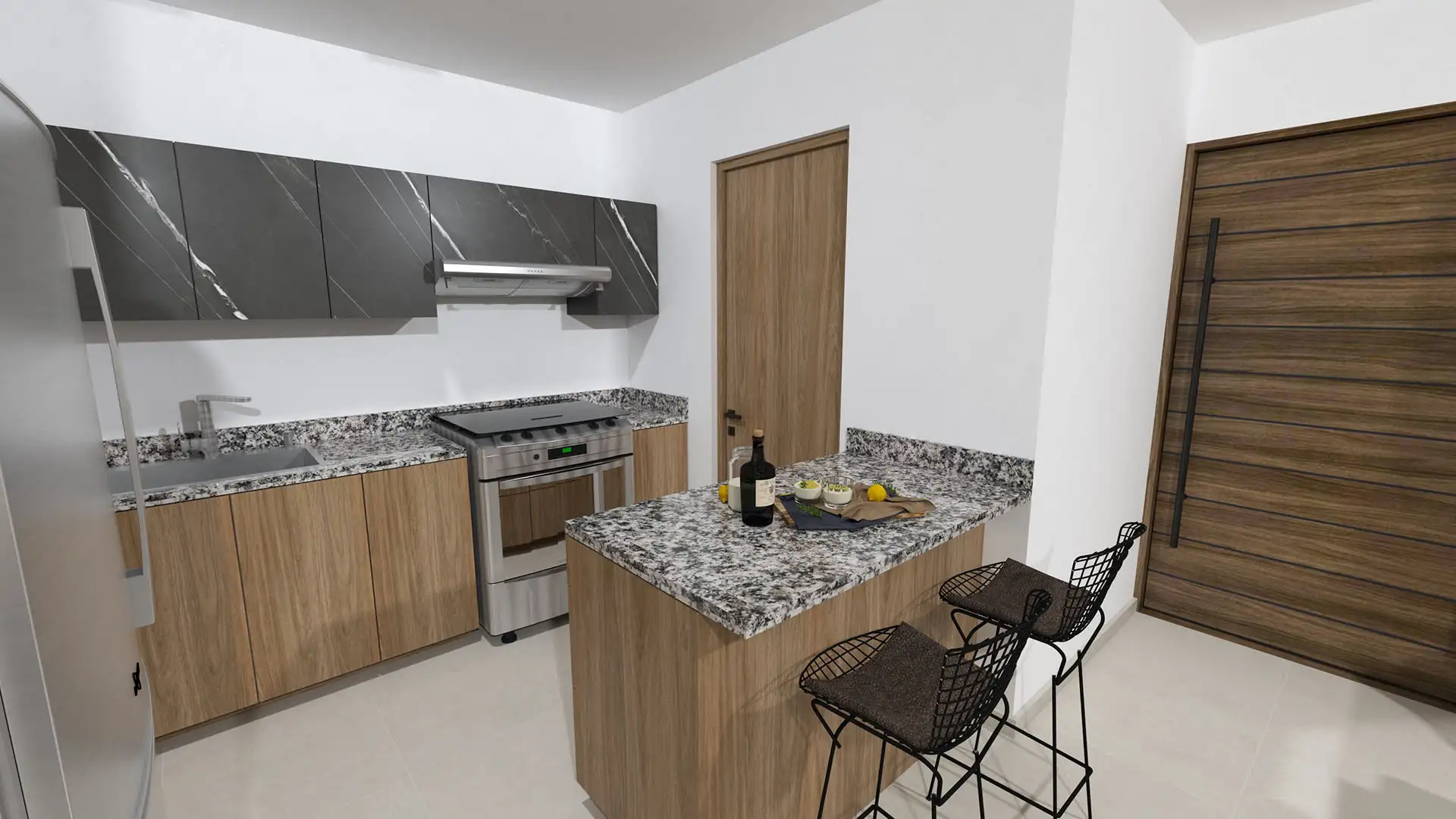 cocina equipada