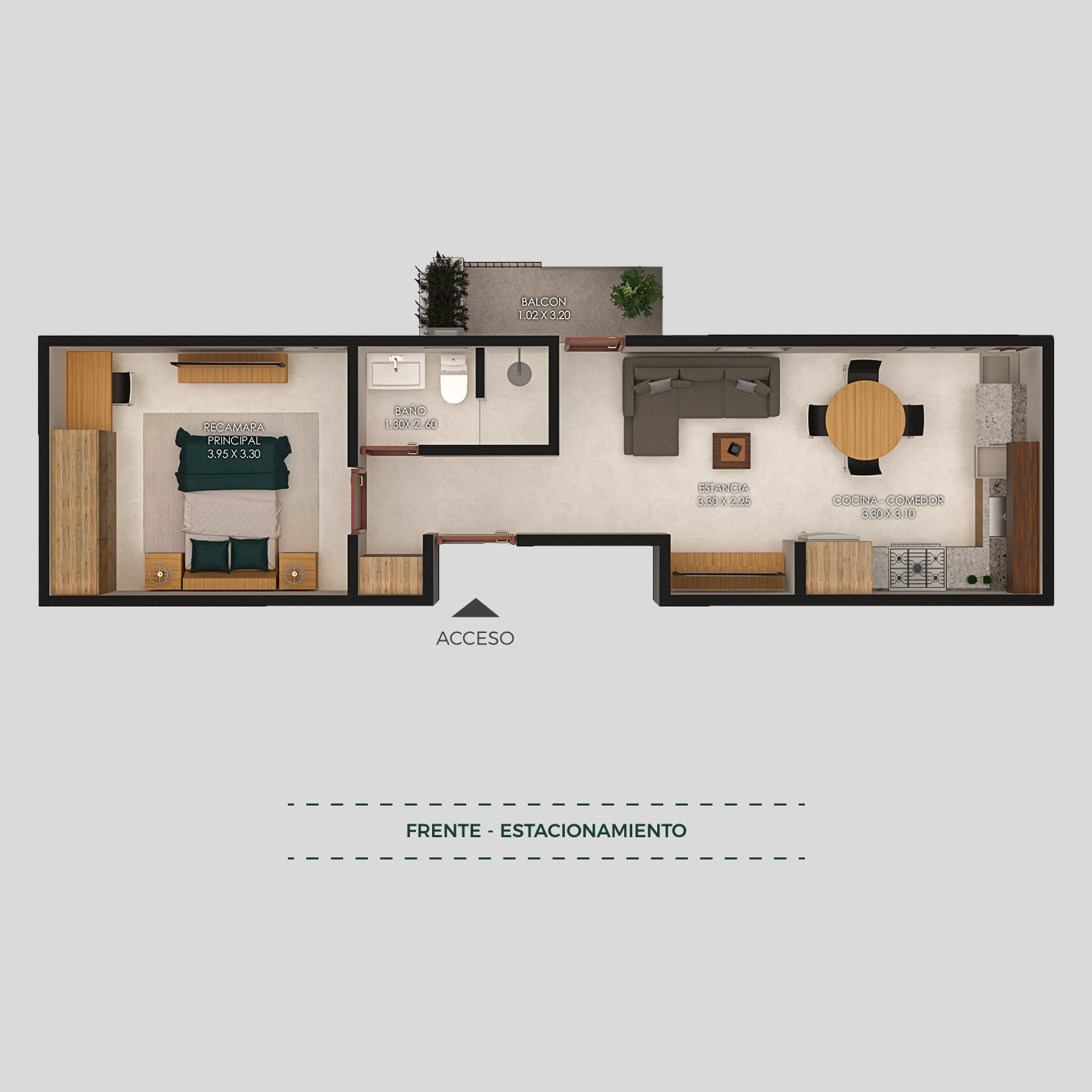 departamento modelo elite