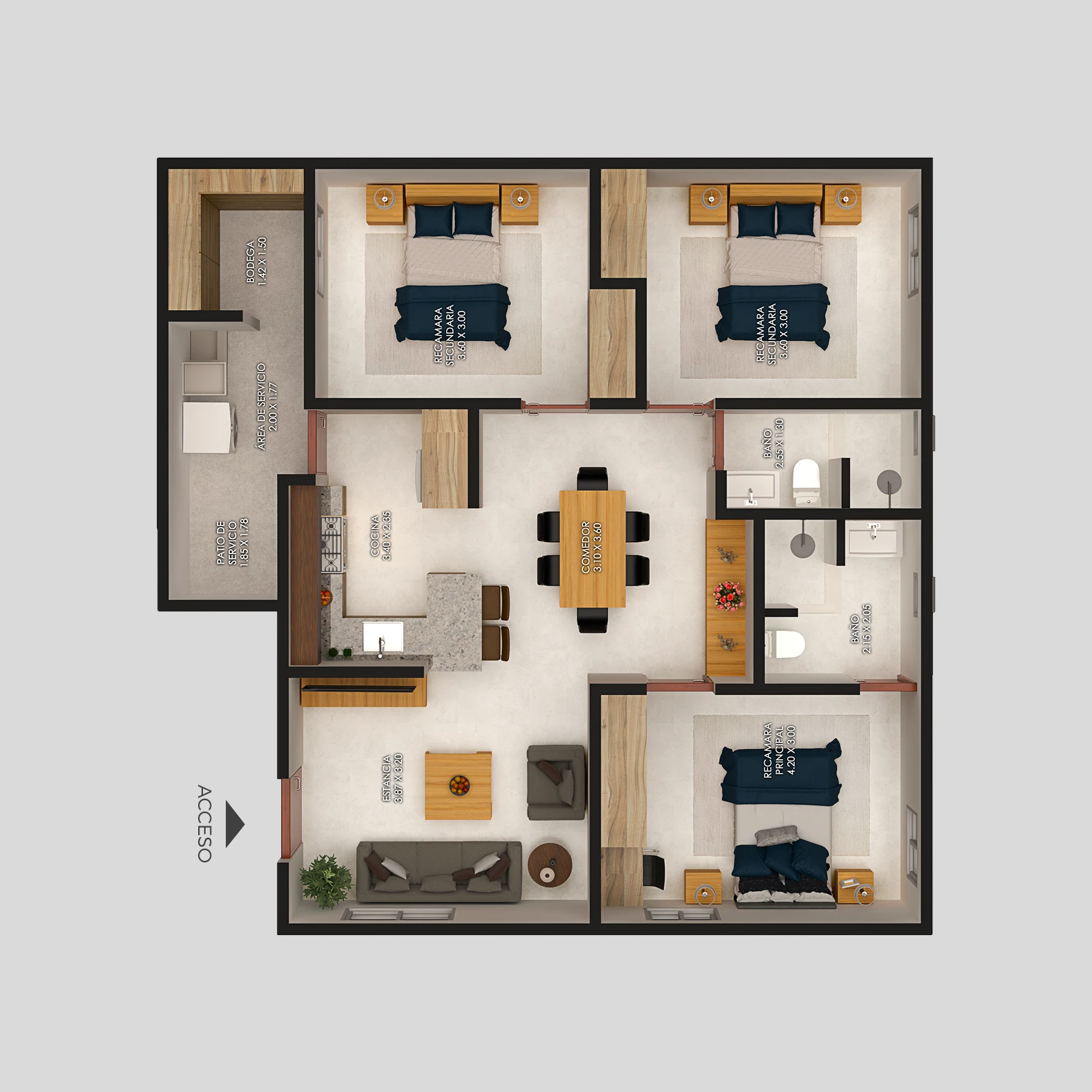 planta baja casa family habitat buenavista