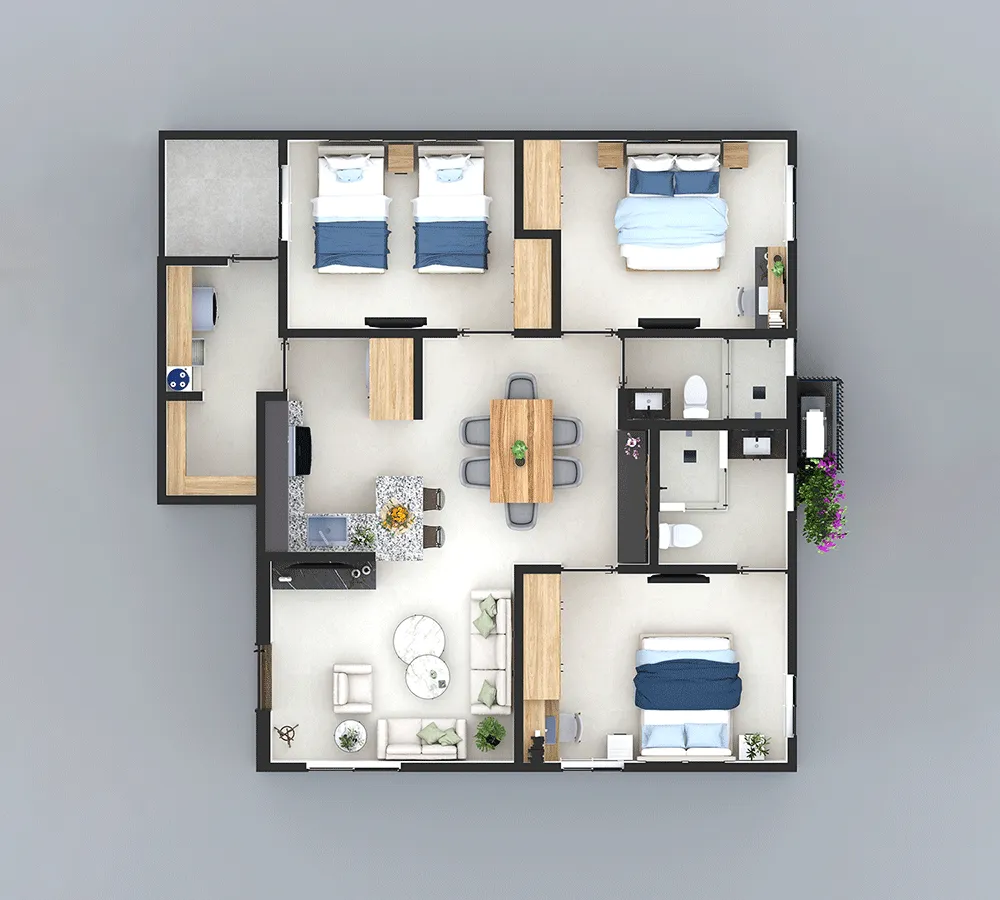 planta baja casa family habitat buenavista