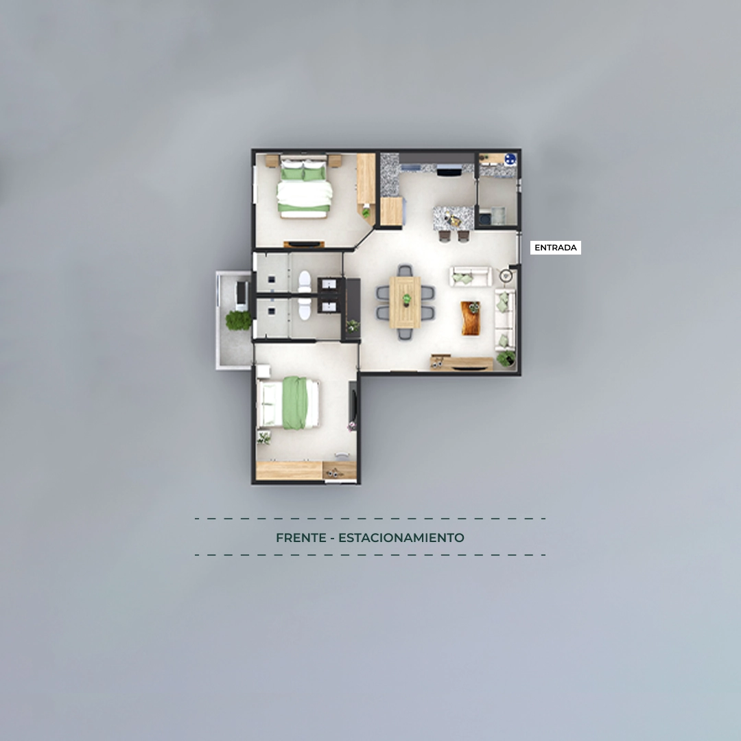 departamento modelo contemporaneo